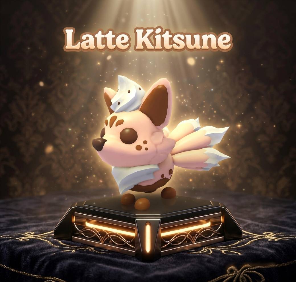 Latte Kitsune – Fast Delivery (Roblox Adopt Me)